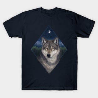 Wolf Diamond - Night T-Shirt